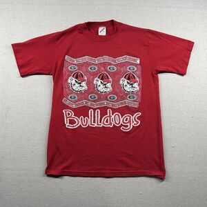Vintage Bulldogs Shirt Mens M (XS) UGA Georgia University 90s College‎ Football